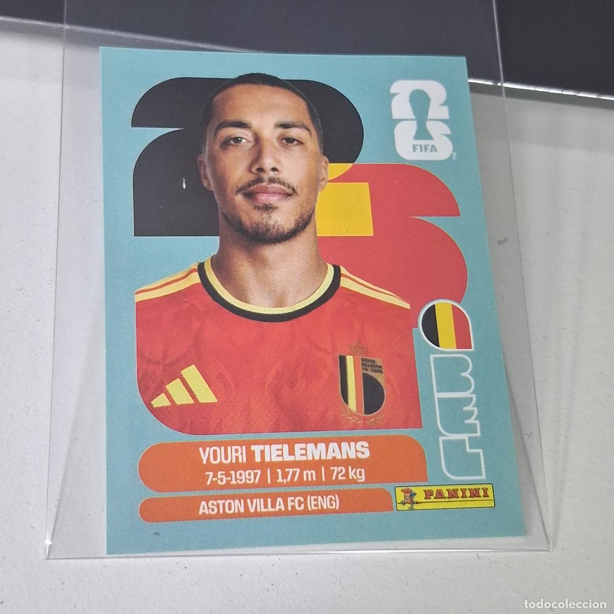 Cromos de F&uacute;tbol: B21 BEL9 YOURI TIELEMANS 9 B&Eacute;LGICA BELGIUM MUNDIAL FIFA WORLD CUP 2026 STICKER PANINI