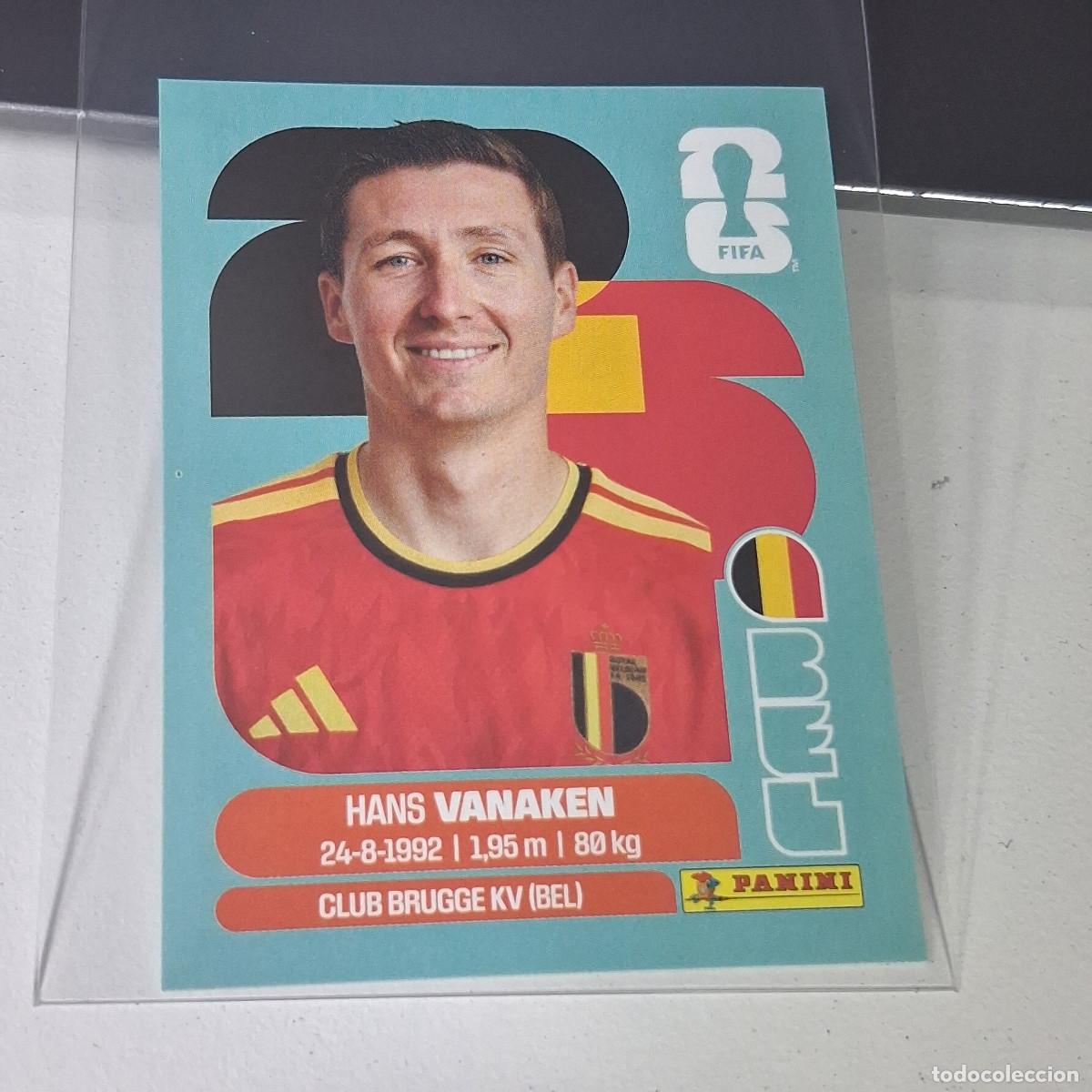 Cromos de F&uacute;tbol: B21 BEL14 HANS VANAKEN 14 B&Eacute;LGICA BELGIUM BEL MUNDIAL FIFA WORLD CUP 2026 STICKER PANINI