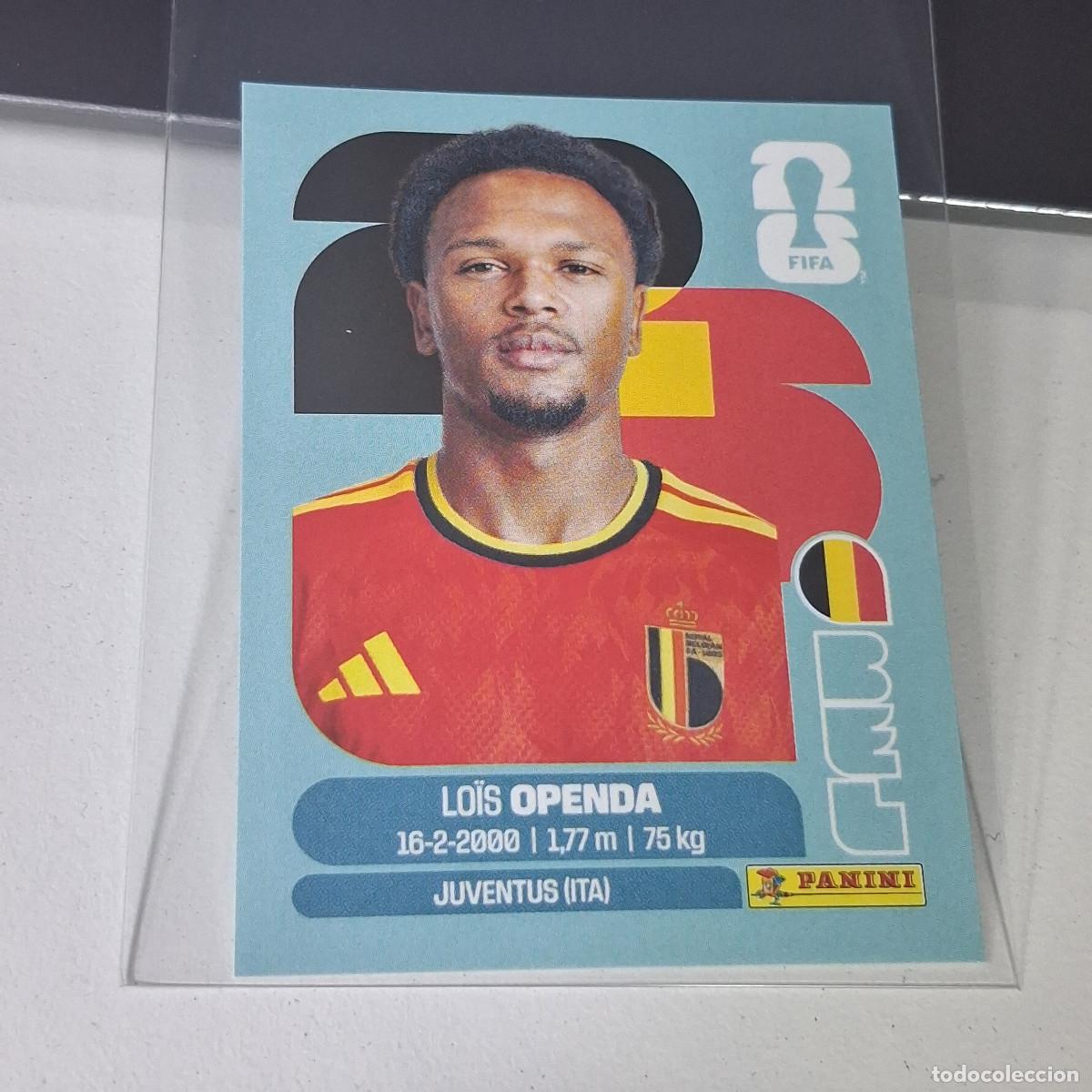 Cromos de F&uacute;tbol: B21 BEL 19 BEL19 LO&Iuml;S OPENDA BELGIUM BELGICA MUNDIAL FIFA WORLD CUP 2026 STICKER PANINI