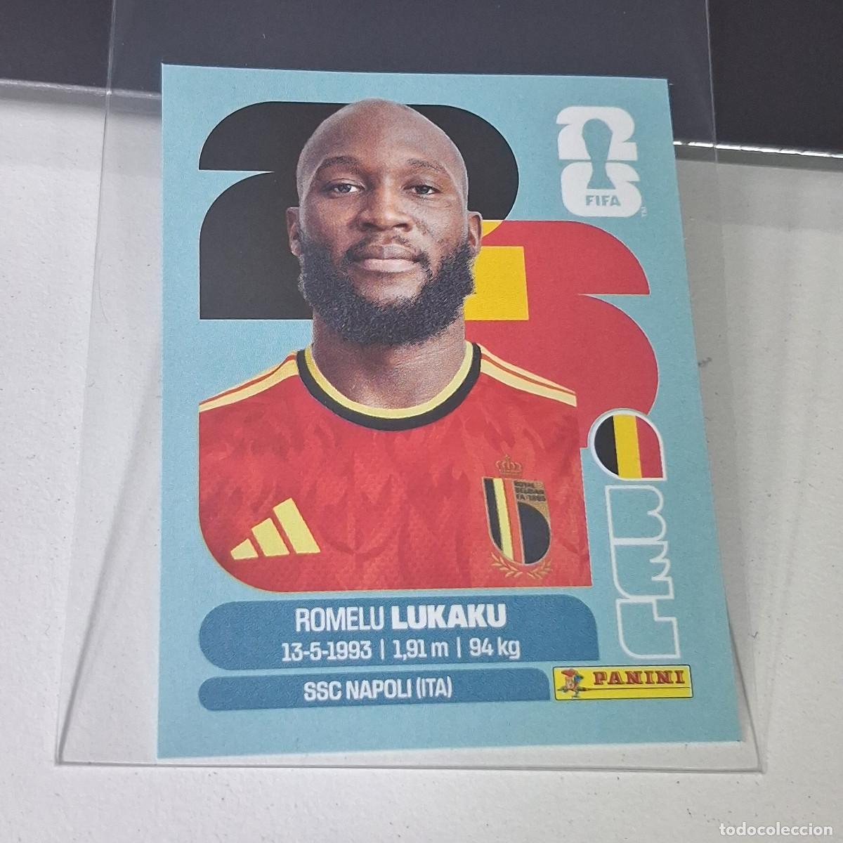 Cromos de F&uacute;tbol: B21 BEL20 ROMELU LUKAKU 20 B&Eacute;LGICA BELGIUM BEL MUNDIAL FIFA WORLD CUP 2026 STICKER PANINI