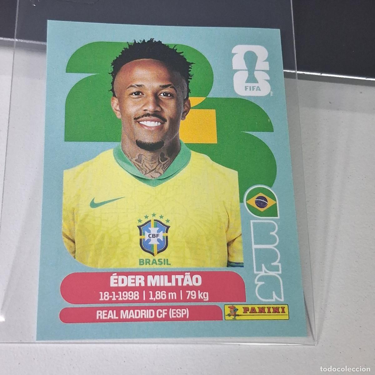 Cromos de F&uacute;tbol: B21 BRA5 &Eacute;DER MILIT&Atilde;O 5 BRAZIL BRASIL BRA MUNDIAL FIFA WORLD CUP 2026 STICKER PANINI