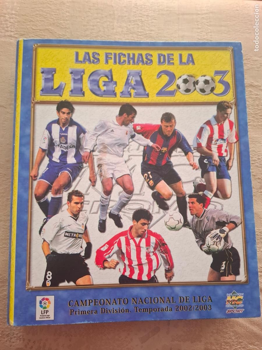 Cromos de F&uacute;tbol: ALBUM ARCHIVADOR MUNDICROMO 2002 2003 02 03 - CON 578 CROMOS CARDS