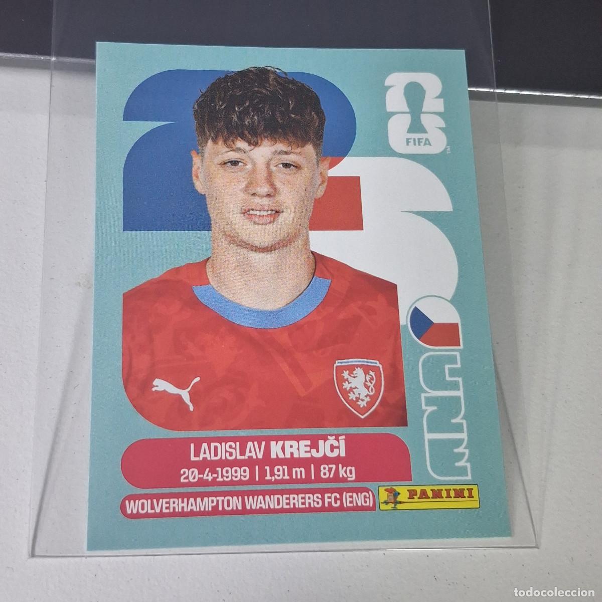 Football Stickers: B21 CZE CZE4 LADISLAV KREJČ&Iacute; 4 REPUBLICA CHECA MUNDIAL FIFA WORLD CUP 2026 STICKER PANINI