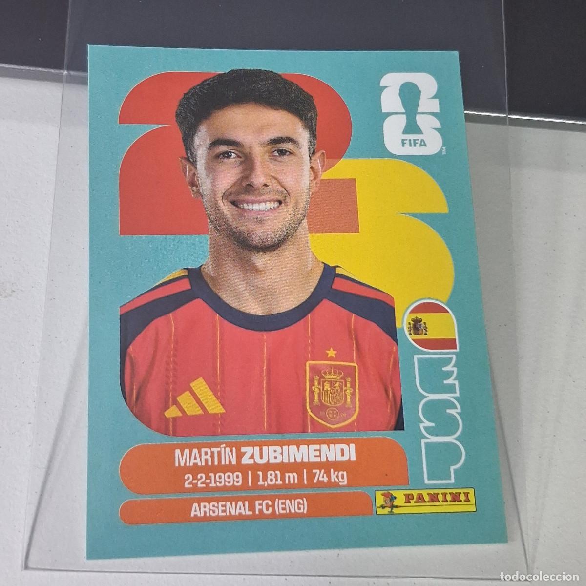 Football Stickers: B21 ESP 9 ESP9 MARTIN ZUBIMENDI ESPA&Ntilde;A ESPA&Ntilde;A SPAIN ESP MUNDIAL FIFA WORLD CUP 2026 STICKER PANINI