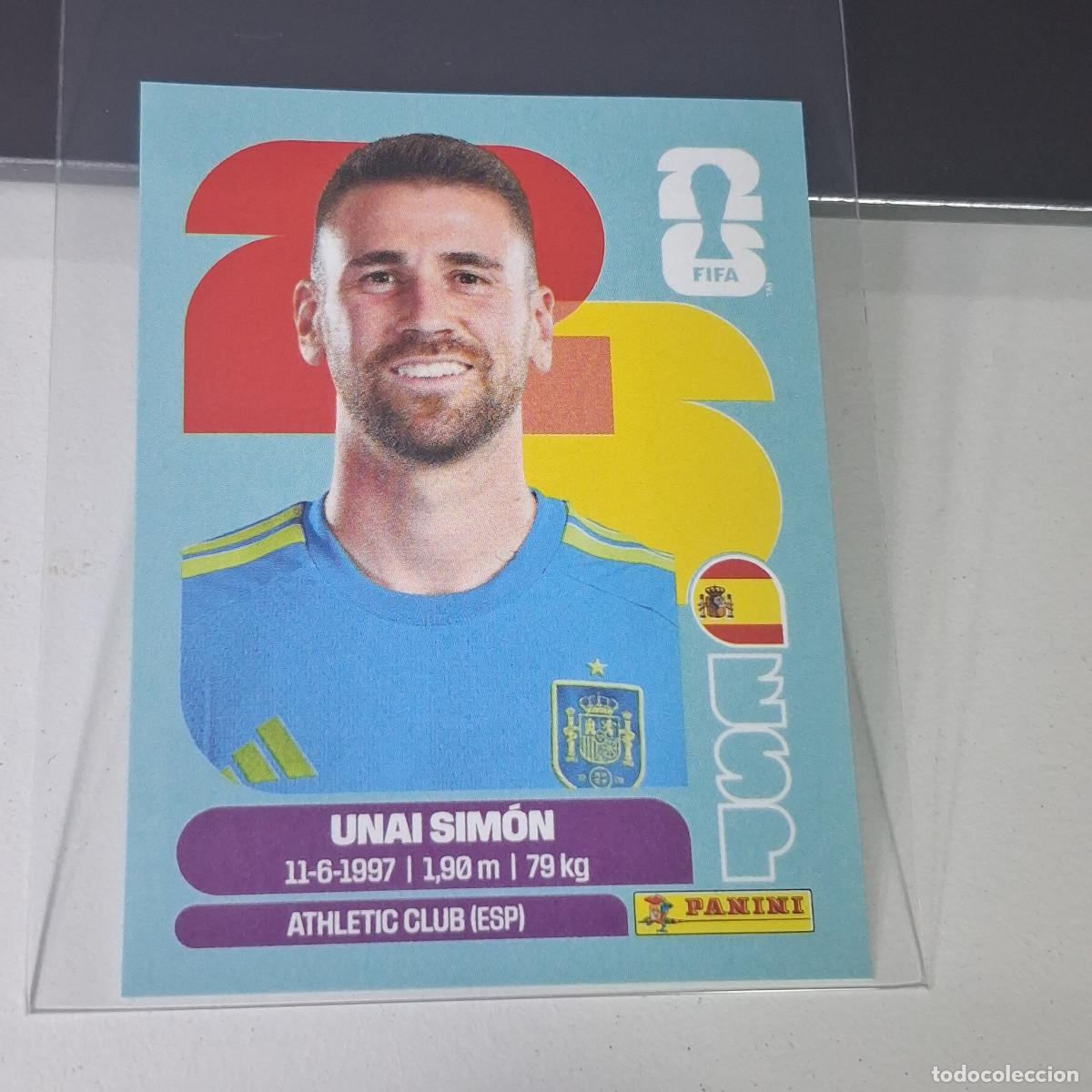 Football Stickers: B21 ESP 2 ESP2 UNAI SIM&Oacute;N SPAIN ESPA&Ntilde;A MUNDIAL FIFA WORLD CUP 2026 STICKER PANINI