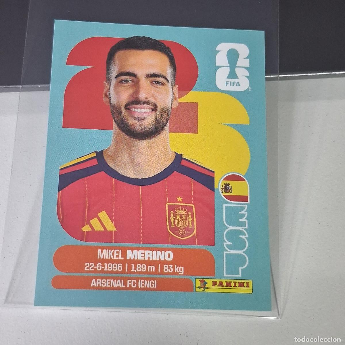 Cromos de F&uacute;tbol: B21 ESP14 MIKEL MERINO 14 ESPA&Ntilde;A ESP SPAIN ESPA&Ntilde;A MUNDIAL FIFA WORLD CUP 2026 STICKER PANINI