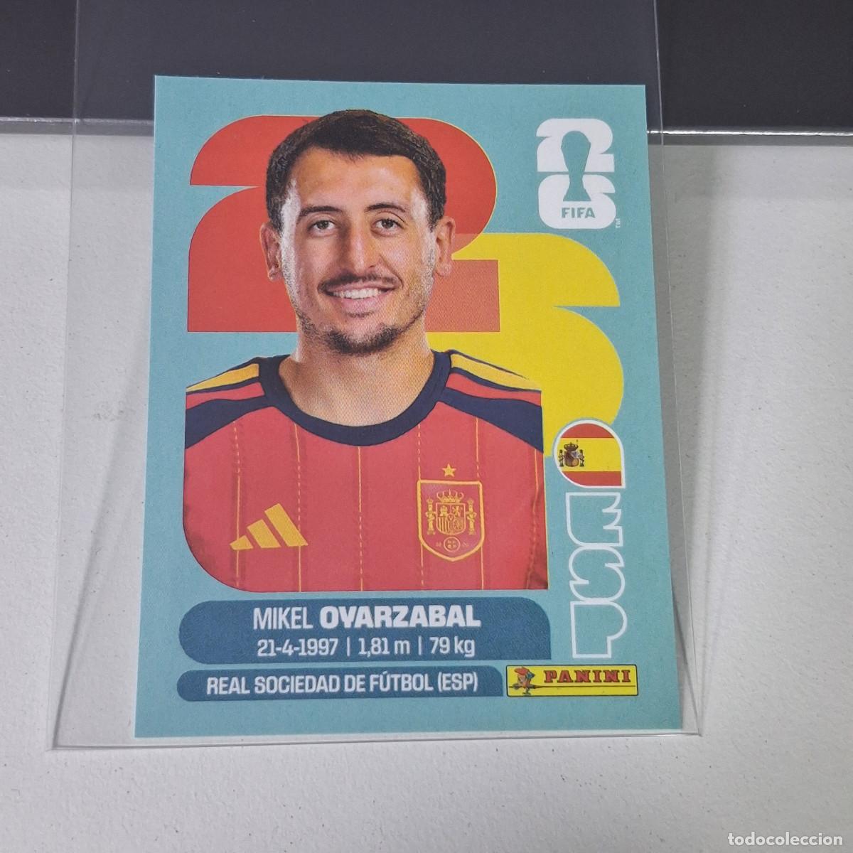 Cromos de F&uacute;tbol: B21 ESP 20 ESP20 MIKEL OYARZABAL ESPA&Ntilde;A SPAIN ESP MUNDIAL FIFA WORLD CUP 2026 STICKER PANINI