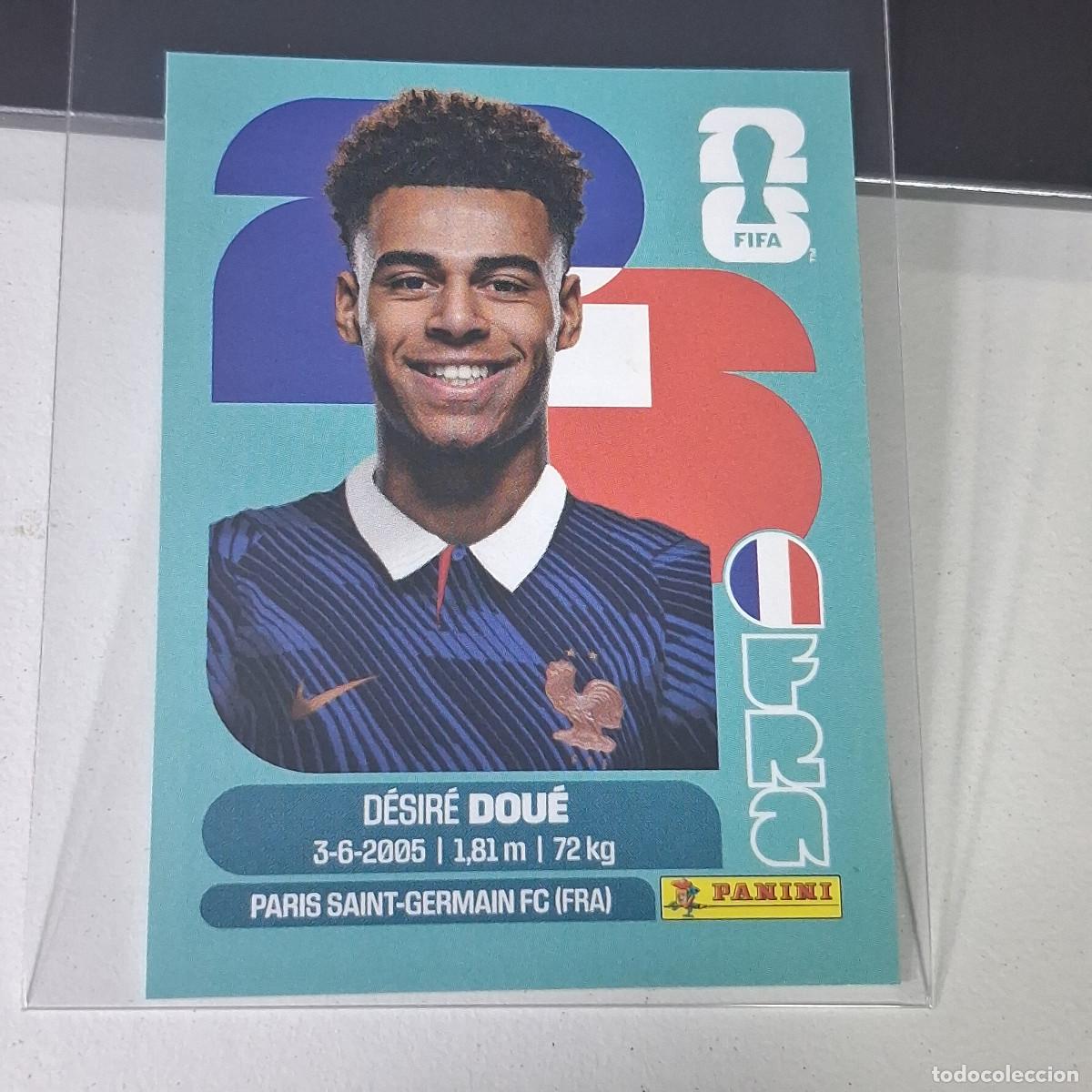 Cromos de F&uacute;tbol: B21 FRA 17 FRA17 DESIRE DOUE FRANCIA FRA FRANCE MUNDIAL FIFA WORLD CUP 2026 STICKER PANINI