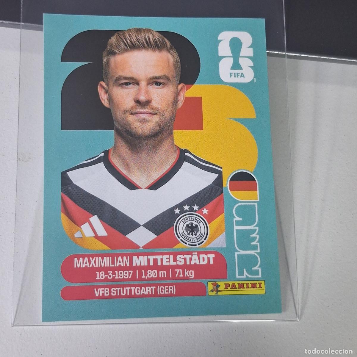 Cromos de F&uacute;tbol: B21 GER 9 GER9 MAXIMILIAN MITTELSTADT ALEMANIA GERMANY GER MUNDIAL FIFA WORLD CUP 2026 STICKER PANIN