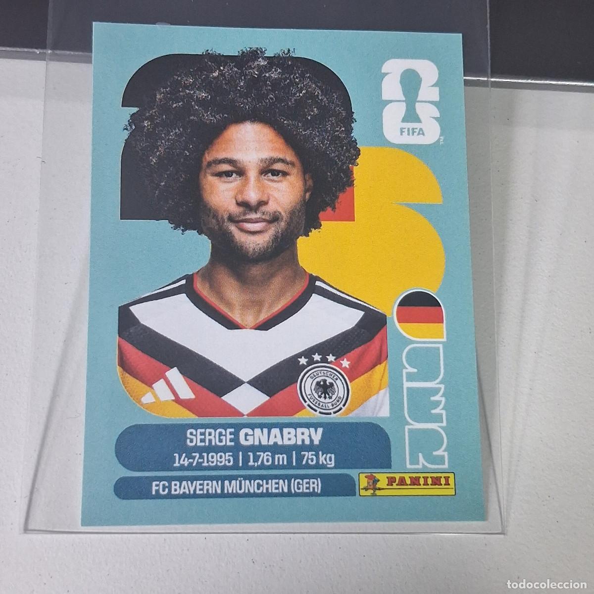 Cromos de F&uacute;tbol: B21 GER16 SERGE GNABRY 16 ALEMANIA GER GERMANY MUNDIAL FIFA WORLD CUP 2026 STICKER PANINI