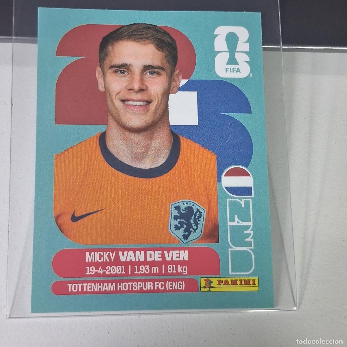Cromos de F&uacute;tbol: B21 NED4 MICKY VAN DE VEN 4 PA&Iacute;SES BAJOS HOLANDA NED MUNDIAL FIFA WORLD CUP 2026 STICKER PANINI