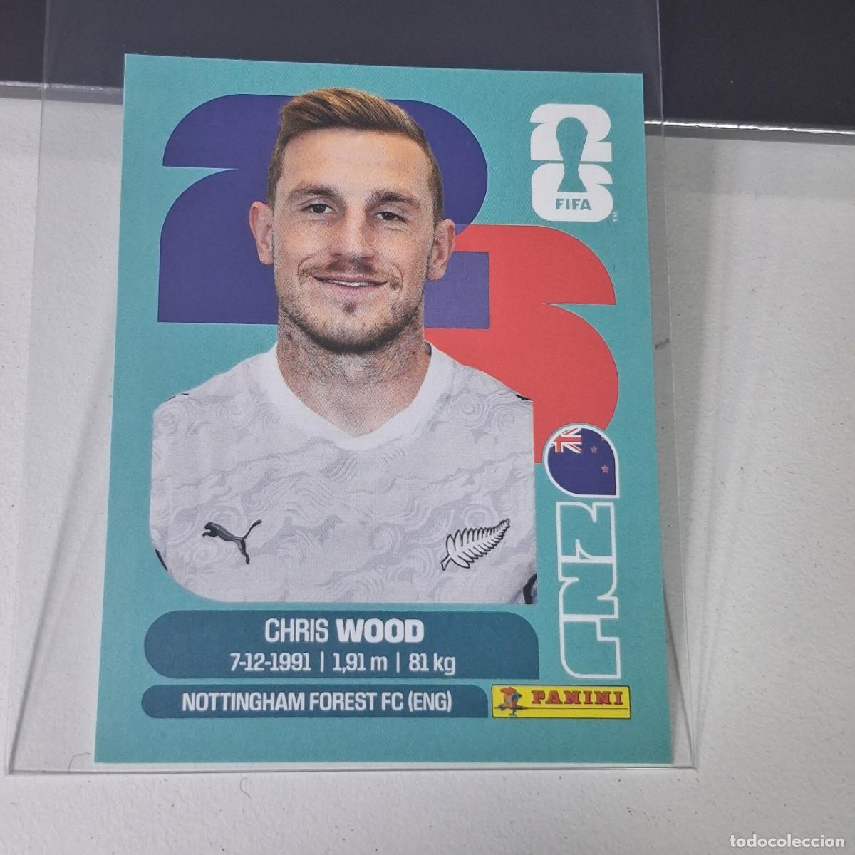 Cromos de F&uacute;tbol: B21 NZL17 CHRIS WOOD 17 NUEVA ZELANDA NZL NEW ZEALAND MUNDIAL FIFA WORLD CUP 2026 STICKER PANINI