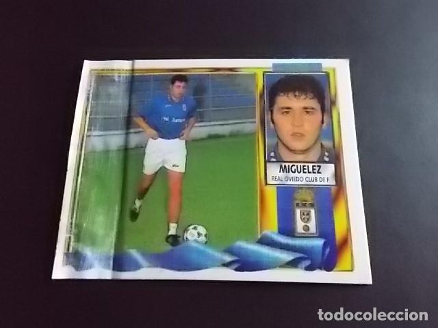 Cromos de F&uacute;tbol: MIGUELEZ OVIEDO COLOCA ESTE 95-96 VENTANILLA