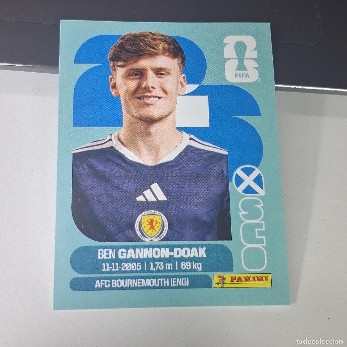 Cromos de F&uacute;tbol: B22 SCO20 BEN GANNON-DOAK 20 ESCOCIA SCOTLAND SCO MUNDIAL FIFA WORLD CUP 2026 STICKER PANINI