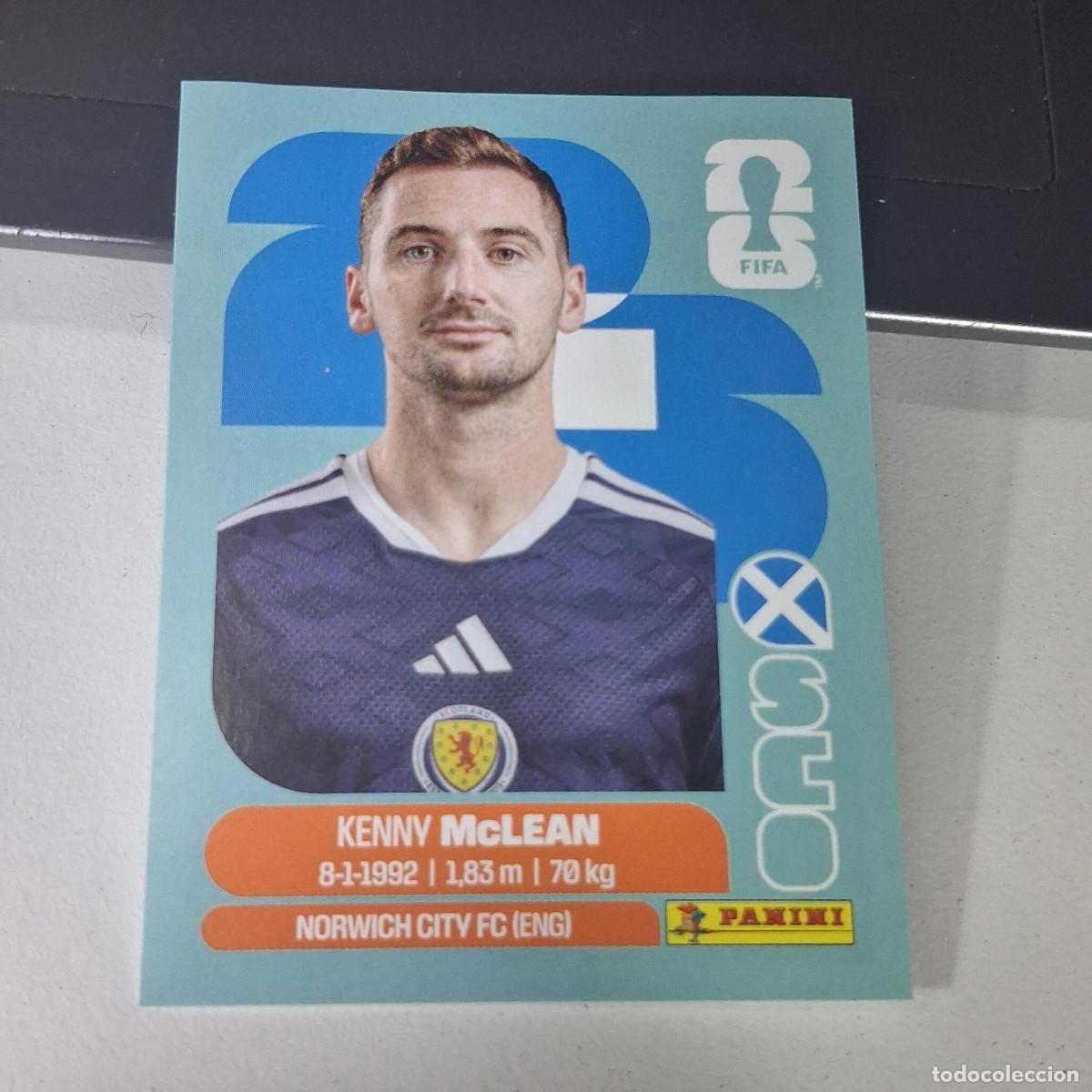 Cromos de F&uacute;tbol: B22 SCO16 KENNY MCLEAN 16 ESCOCIA SCOTLAND SCO MUNDIAL FIFA WORLD CUP 2026 STICKER PANINI