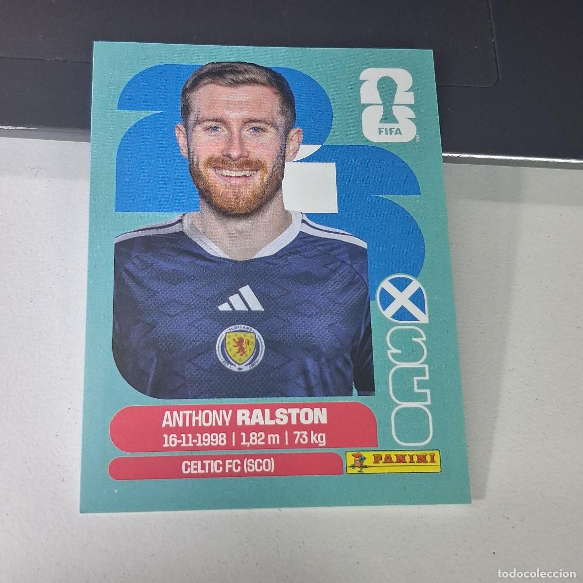 Cromos de F&uacute;tbol: B22 SCO9 ANTHONY RALSTON 9 ESCOCIA SCOTLAND SCO MUNDIAL FIFA WORLD CUP 2026 STICKER PANINI
