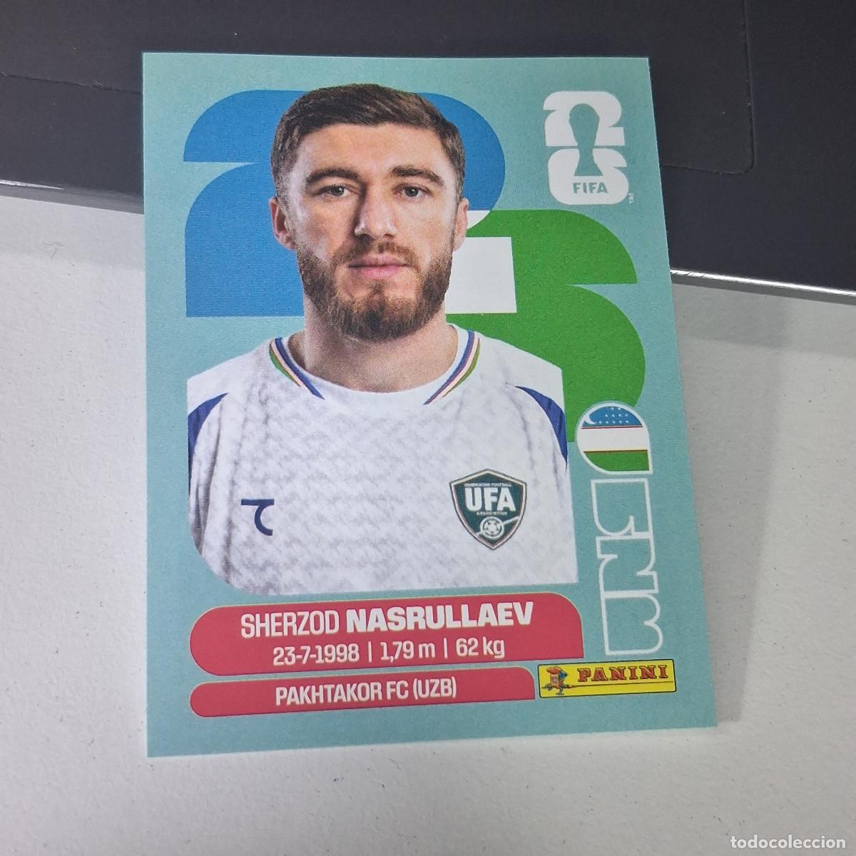 Cromos de F&uacute;tbol: B22 UZB4 SHERZOD NASRULLAEV 4 UZBEKIST&Aacute;N UZB MUNDIAL FIFA WORLD CUP 2026 STICKER PANINI
