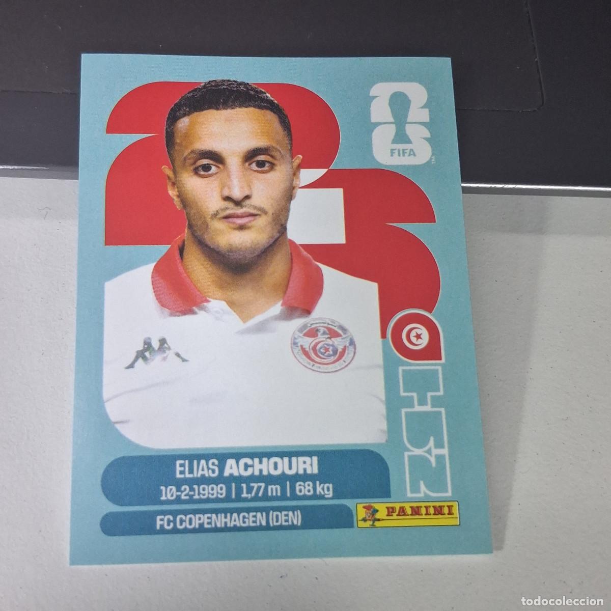 Cromos de F&uacute;tbol: B22 TUN15 ELIAS ACHOURI 15 T&Uacute;NEZ TUNISIA TUN MUNDIAL FIFA WORLD CUP 2026 STICKER PANINI