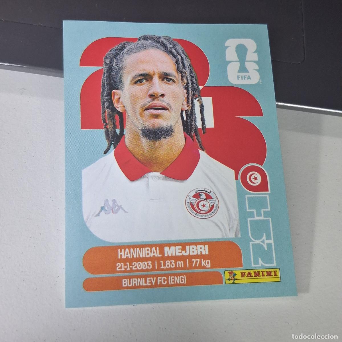 Cromos de F&uacute;tbol: B22 TUN14 HANNIBAL MEJBRI 14 T&Uacute;NEZ TUNISIA TUN MUNDIAL FIFA WORLD CUP 2026 STICKER PANINI