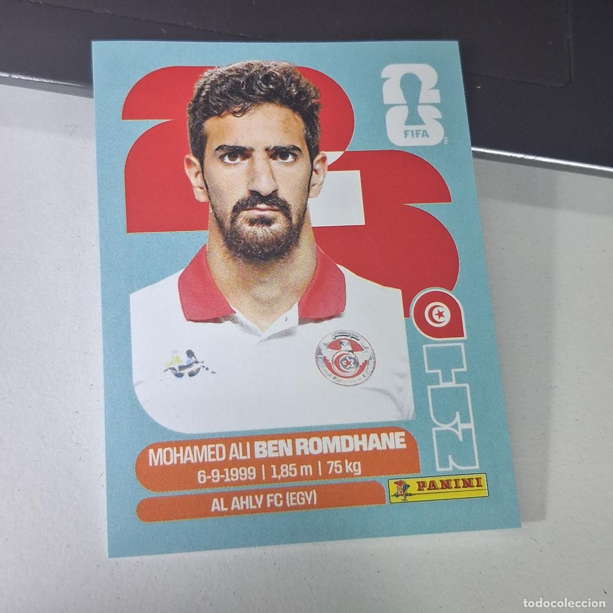 Cromos de F&uacute;tbol: B22 TUN12 MOHAMED ALI BEN ROMDHANE 12 T&Uacute;NEZ TUNISIA TUN MUNDIAL FIFA WORLD CUP 2026 STICKER PANINI