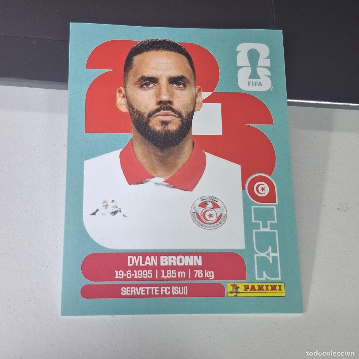 Football Stickers: B22 TUN8 DYLAN BRONN 8 T&Uacute;NEZ TUNISIA TUN MUNDIAL FIFA WORLD CUP 2026 STICKER PANINI