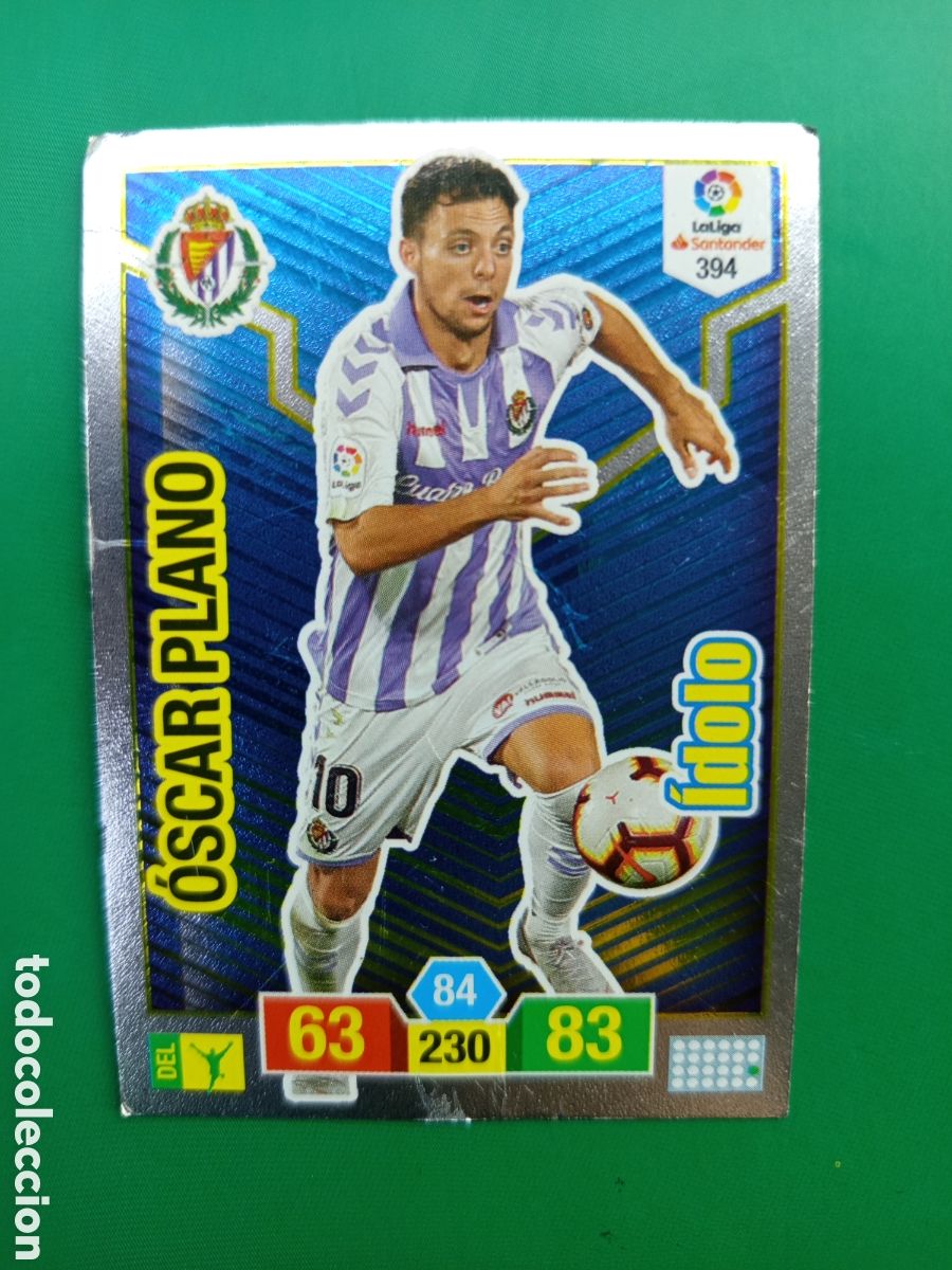 Football Stickers: ❇️ CROMO ⚽ &Oacute;SCAR PLANO VALLADOLID 394 &Iacute;DOLO 18 19 2018 2019 ADRENALYN XL PANINI ❇️