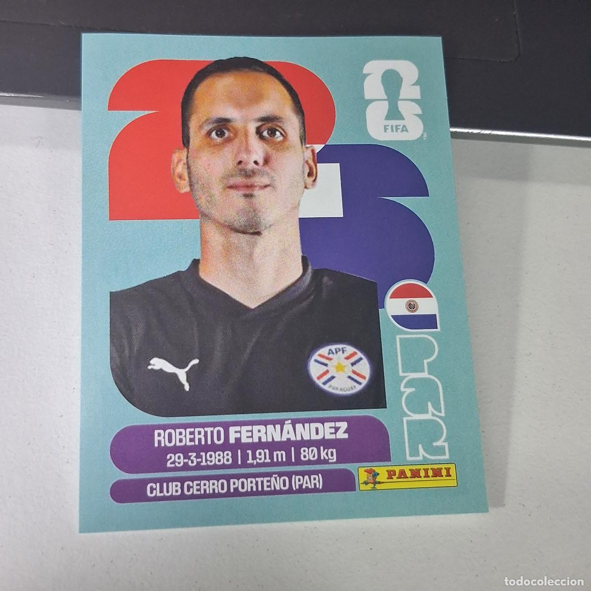Football Stickers: B22 PAR 2 PAR2 ROBERTO FERNANDEZ PARAGUAY MUNDIAL FIFA WORLD CUP 2026 STICKER PANINI