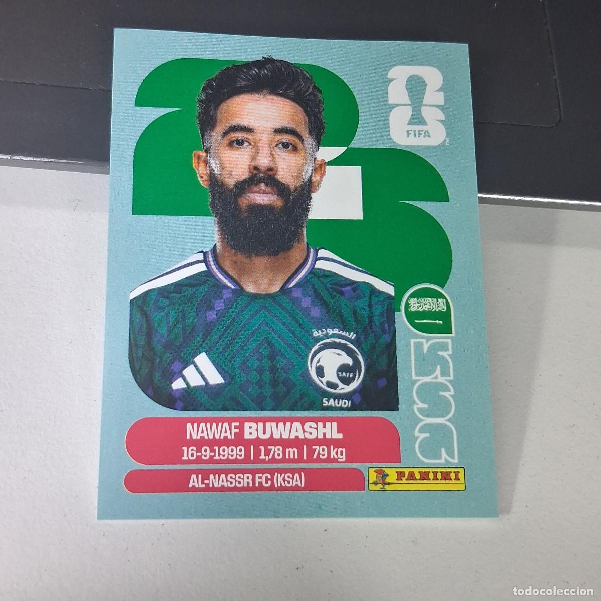 Football Stickers: B22 KSA 5 KSA5 NAWAF BUWASHL ARABIA SAUD&Iacute; KSA MUNDIAL FIFA WORLD CUP 2026 STICKER PANINI