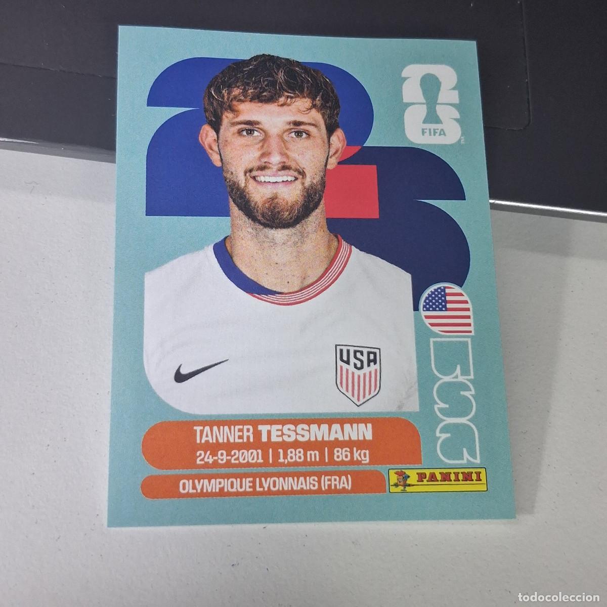 Football Stickers: B22 USA9 TANNER TESSMANN 9 ESTADOS UNIDOS USA MUNDIAL FIFA WORLD CUP 2026 STICKER PANINI