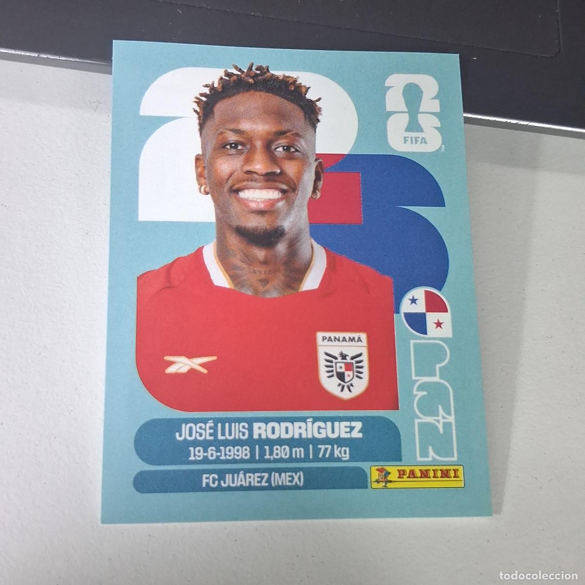 Football Stickers: B22 PAN19 JOS&Eacute; LUIS RODR&Iacute;GUEZ 19 PANAM&Aacute; PAN MUNDIAL FIFA WORLD CUP 2026 STICKER PANINI