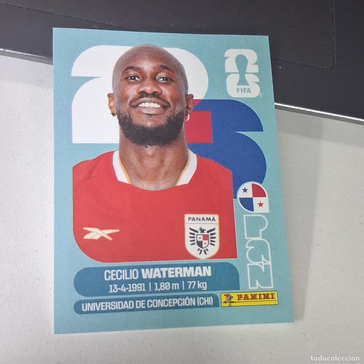 Football Stickers: B22 PAN18 CECILIO WATERMAN 18 PANAM&Aacute; PAN MUNDIAL FIFA WORLD CUP 2026 STICKER PANINI
