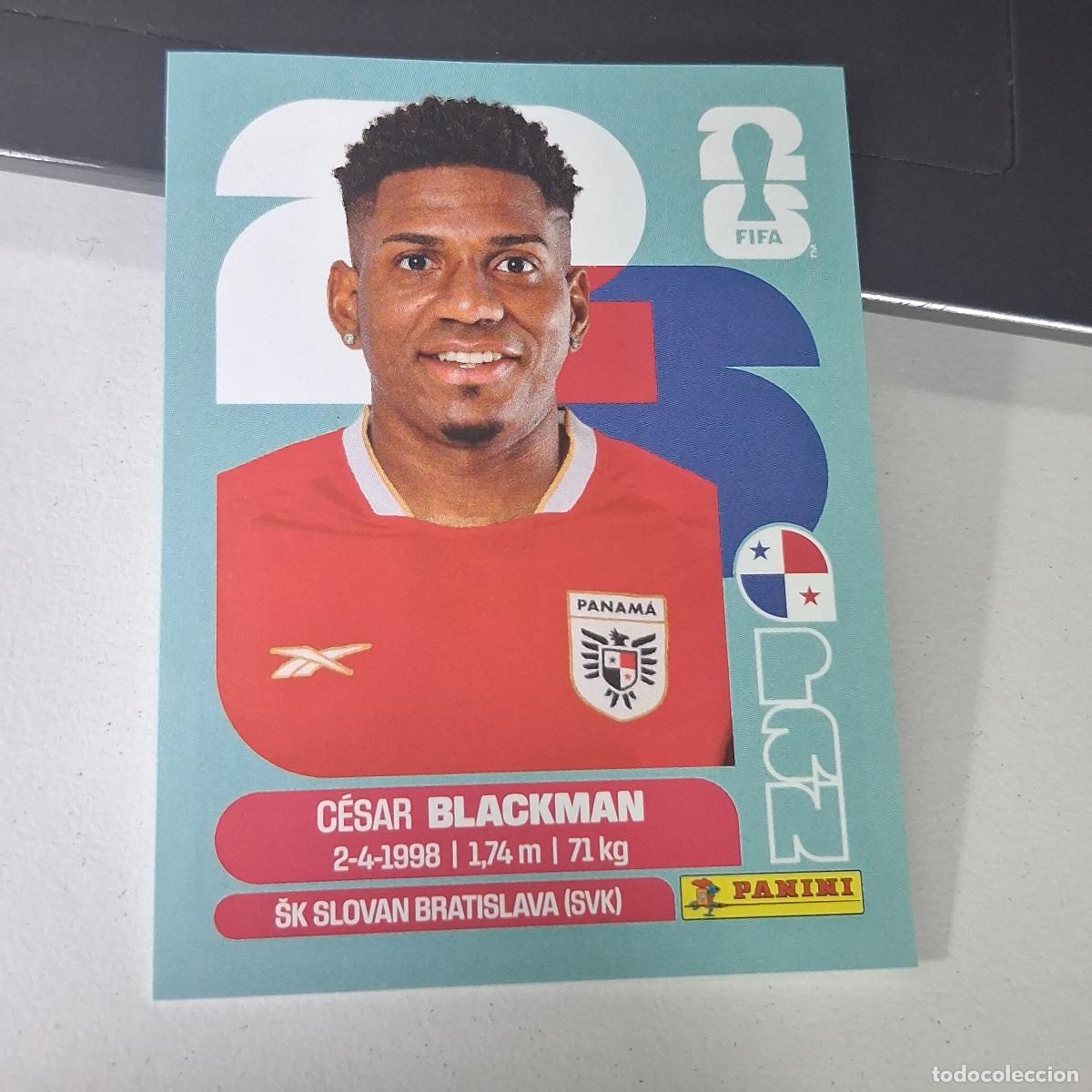 Cromos de F&uacute;tbol: B22 PAN9 C&Eacute;SAR BLACKMAN 9 PANAM&Aacute; PAN MUNDIAL FIFA WORLD CUP 2026 STICKER PANINI