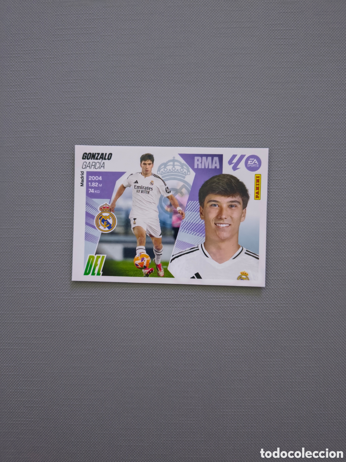 Football Stickers: LALIGA ESTE 2025 2026 EA SPORTS 25 26 ALBUM PANINI LIGA COLOCA N 18 BIS REAL MADRID GONZALO