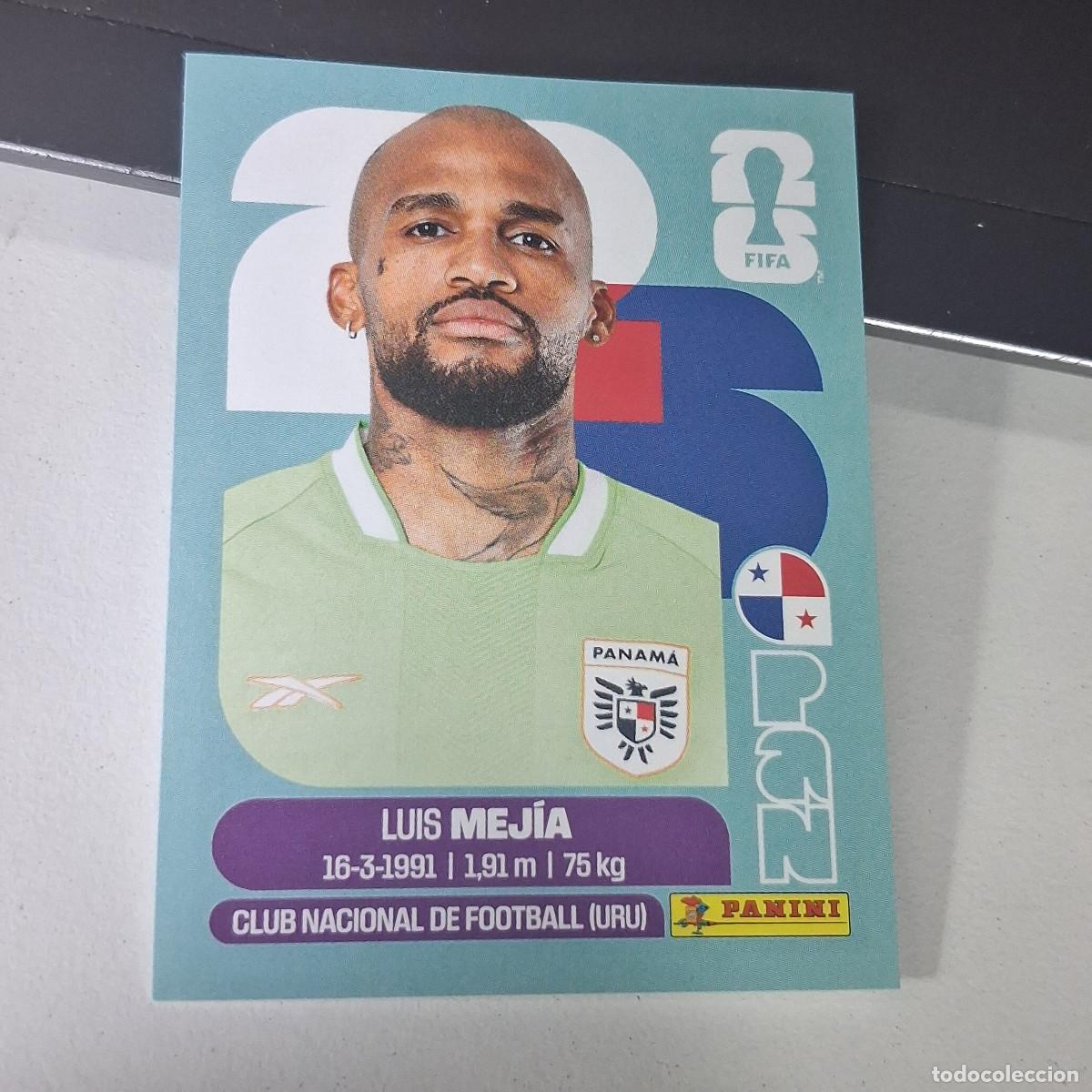 Football Stickers: B22 PAN 3 PAN3 LUIS MEJIA PANAM&Aacute; PAN MUNDIAL FIFA WORLD CUP 2026 STICKER PANINI