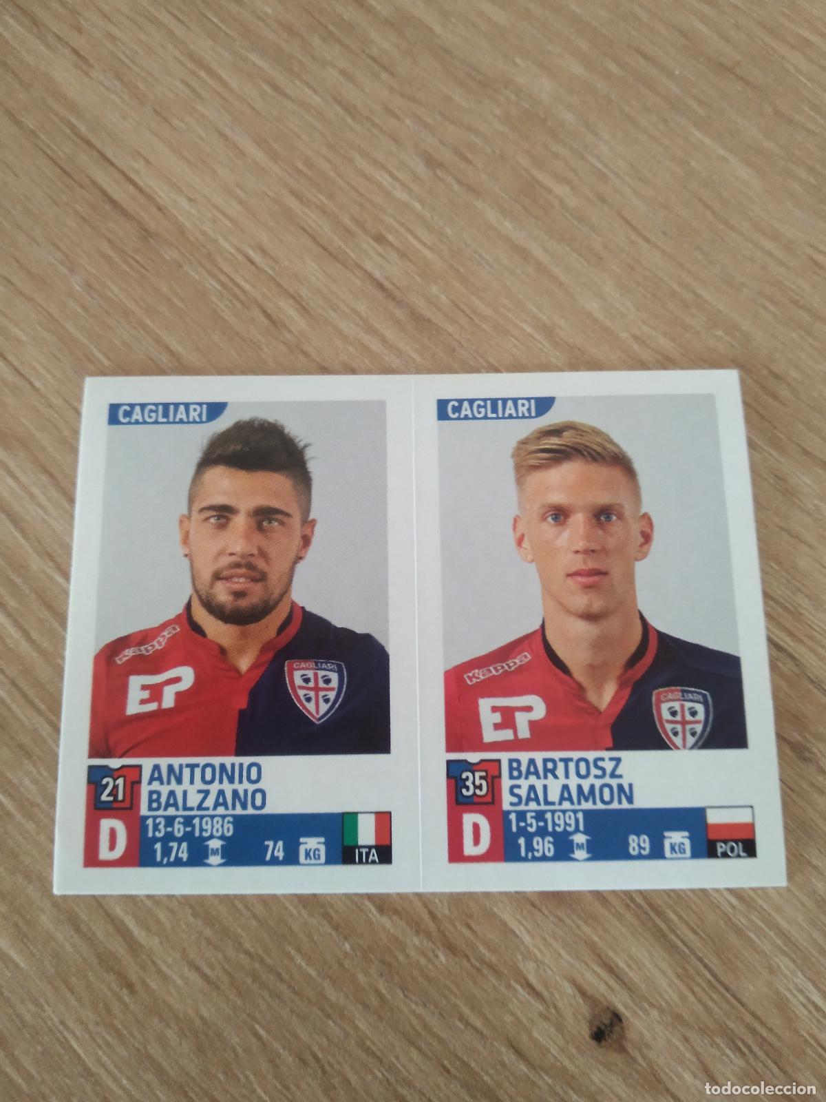 Football Stickers: 633 BALZANO SALAMON CAGLIARI CROMO FUTBOL PANINI LIGA ITALIA 15-16 CALCIATORI 2015-2016 SERIE A