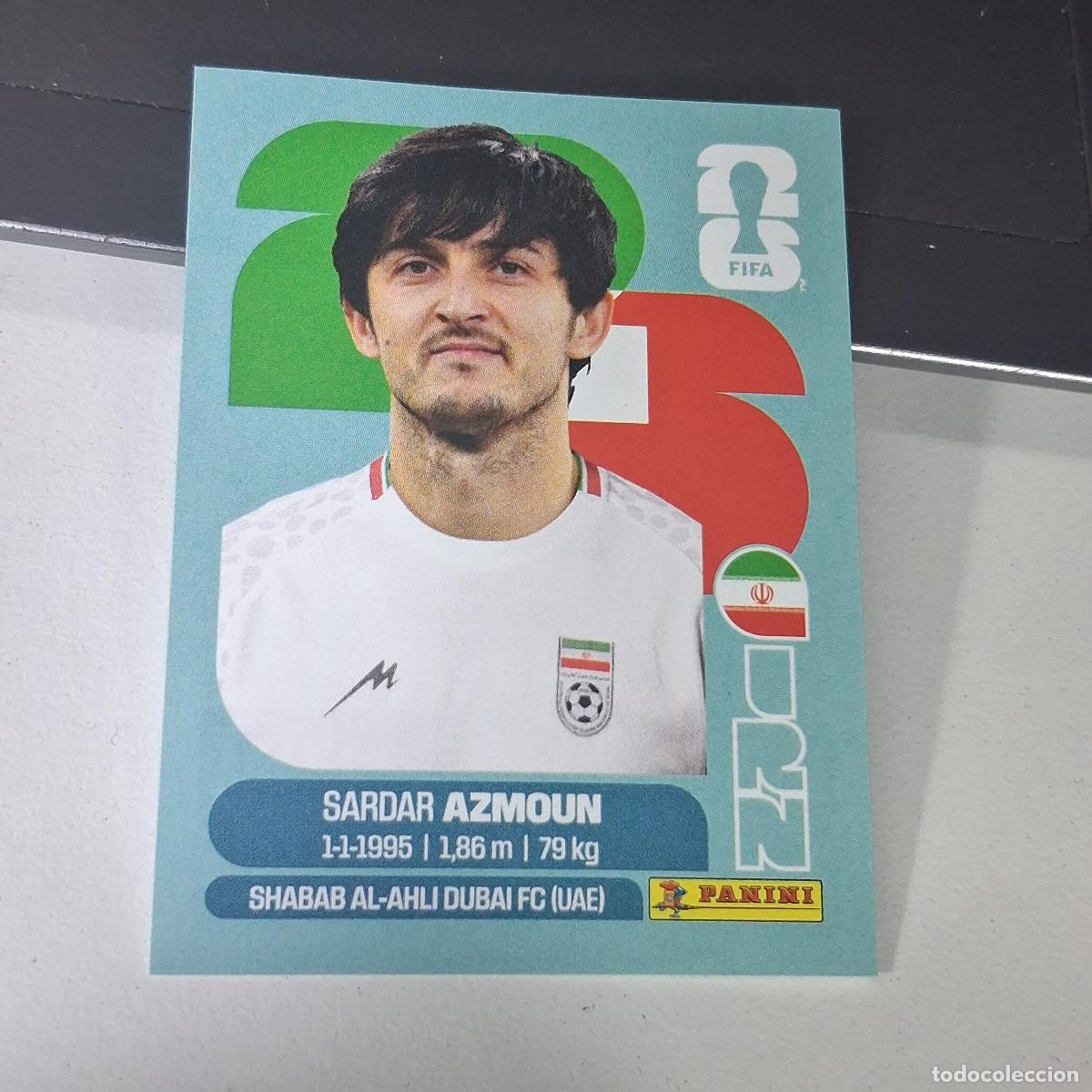 Football Stickers: B22 IRN 17 IRN17 SARDAR AZMOUN IRAN MUNDIAL FIFA WORLD CUP 2026 STICKER PANINI