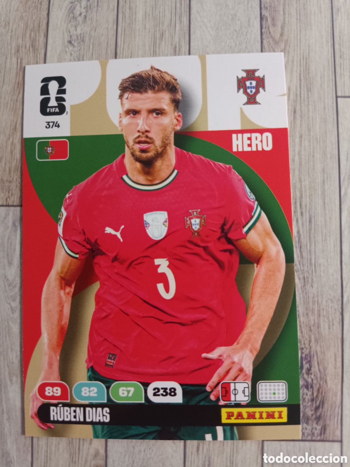 Football Stickers: 374 RUBEN DIAS PORTUGAL HERO ADRENALYN XL MUNDIAL FIFA WORLD CUP 2026 PANINI
