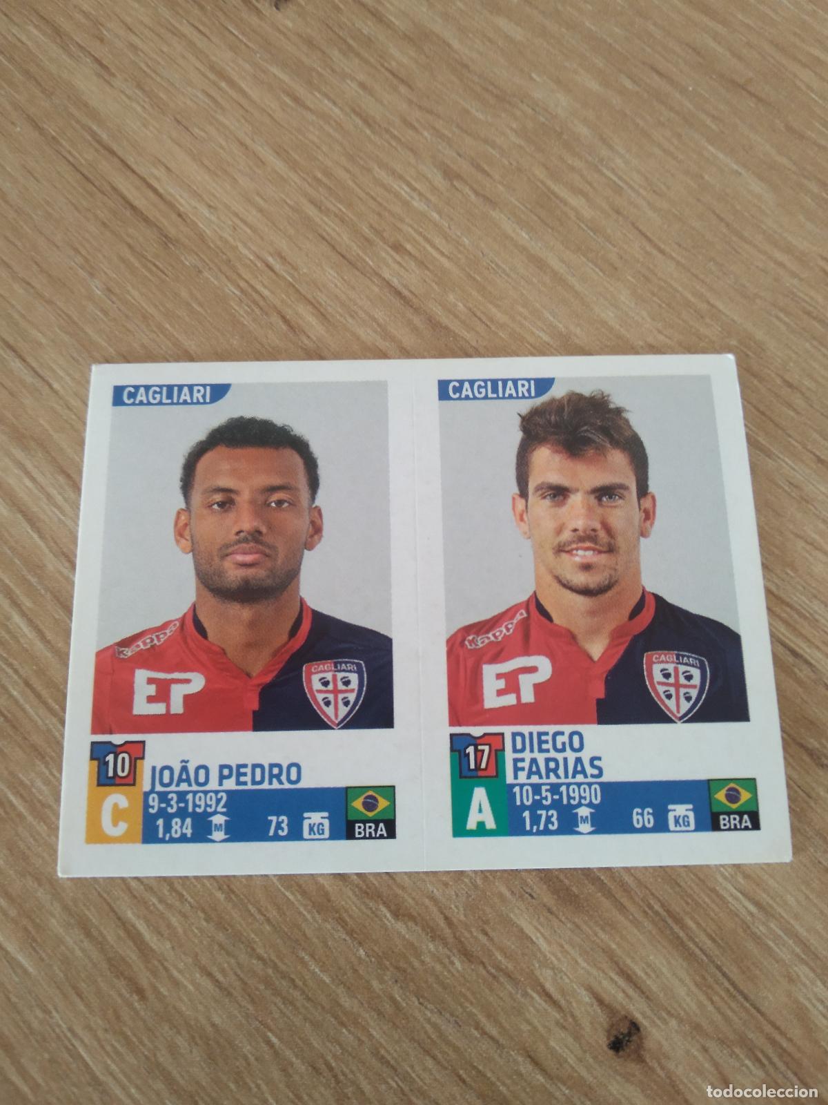 Football Stickers: 636 JOAO PEDRO FARIAS CAGLIARI CROMO FUTBOL PANINI LIGA ITALIA 15-16 CALCIATORI 2015-2016 SERIE A
