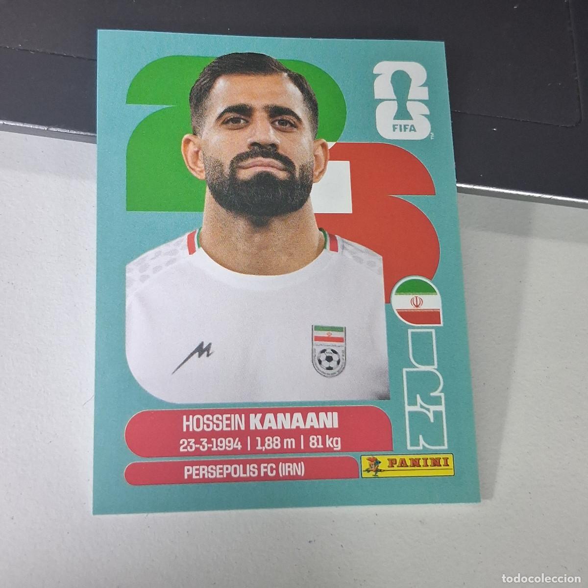Football Stickers: B22 IRN 8 IRN8 HOSSEIN KANAANI IRAN IRAO MUNDIAL FIFA WORLD CUP 2026 STICKER PANINI