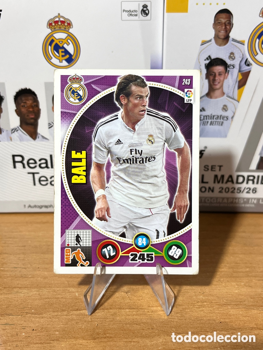 Cartes &agrave; collectionner de Football: Cromo Gareth Bale Real Madrid ADRENALYN XL 14-15