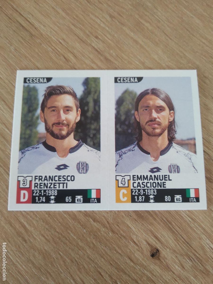 Cartes &agrave; collectionner de Football: 645 RENZETTI CASCIONE CESENA CROMO FUTBOL PANINI LIGA ITALIA 15-16 CALCIATORI 2015-2016 SERIE A
