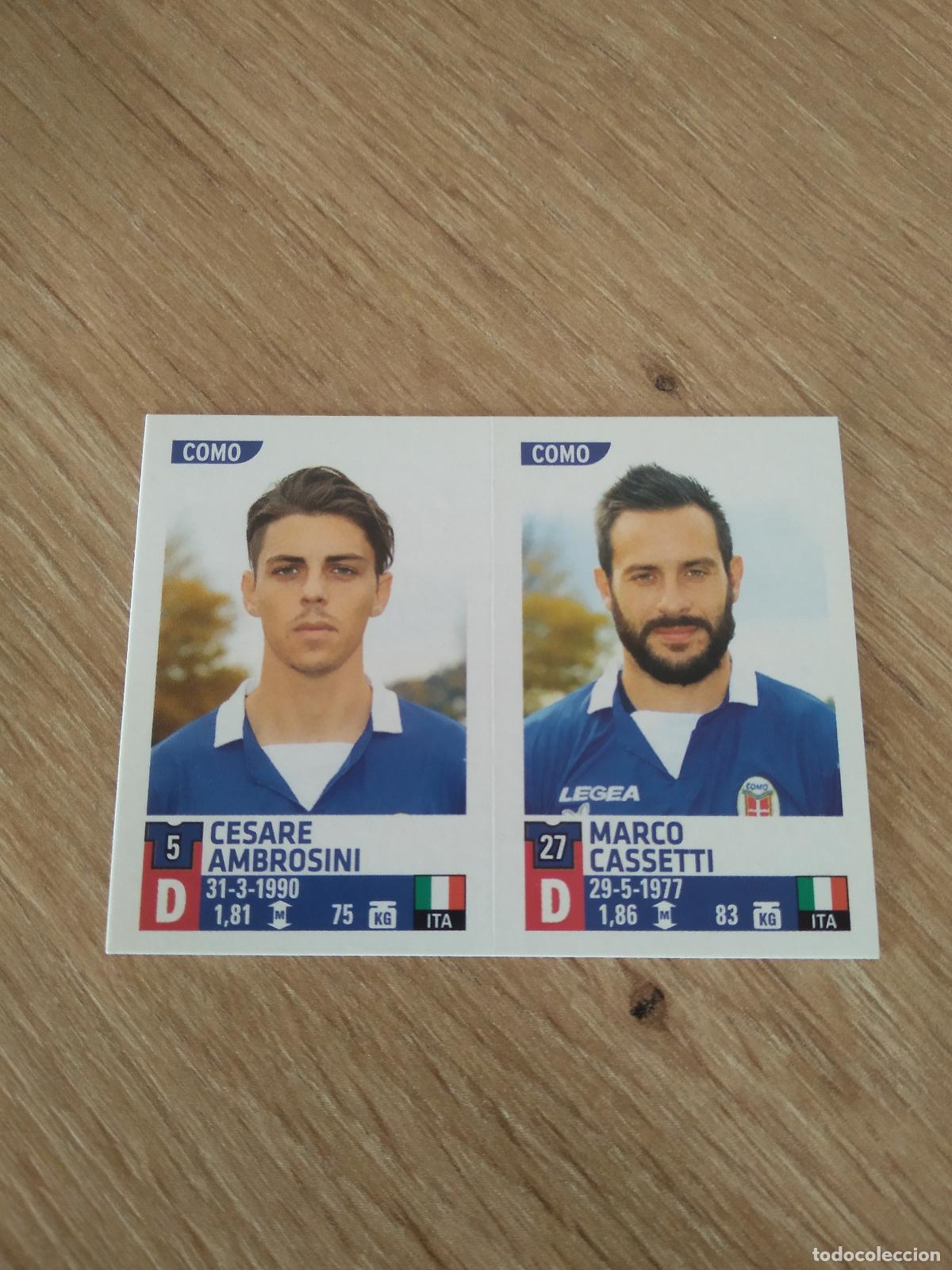 Cromos de Futebol: 653 AMBROSINI CASSETTI COMO CROMO FUTBOL PANINI LIGA ITALIA 15-16 CALCIATORI 2015-2016 SERIE A