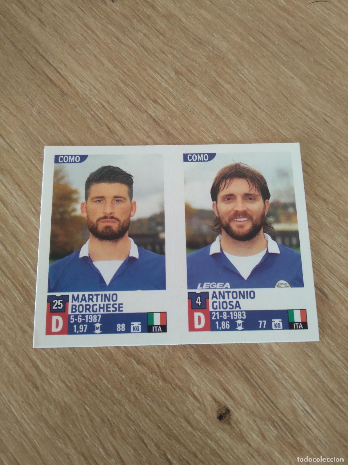 Fu&szlig;ball-Sticker: 654 BORGHESE ANTONIO GIOSA COMO CROMO FUTBOL PANINI LIGA ITALIA 15-16 CALCIATORI 2015-2016 SERIE A