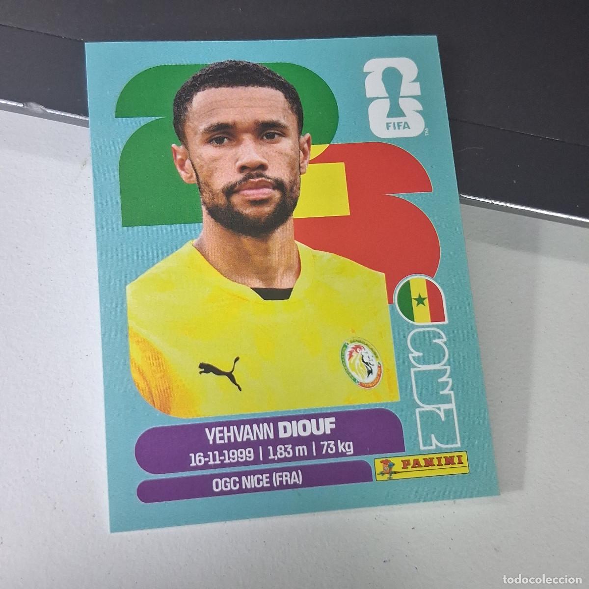 Fu&szlig;ball-Sticker: B22 SEN3 YEHVANN DIOUF 3 SENEGAL SEN MUNDIAL FIFA WORLD CUP 2026 STICKER PANINI