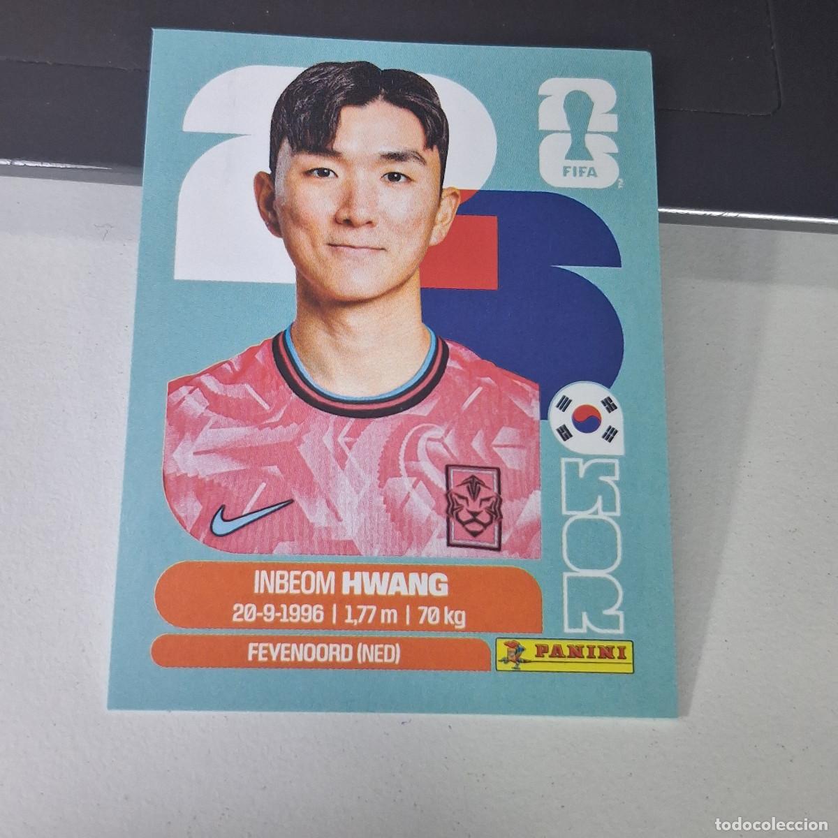 Fu&szlig;ball-Sticker: B22 KOR 11 KOR11 INBEOM HWANG COREA DEL SUR KOR MUNDIAL FIFA WORLD CUP 2026 STICKER PANINI