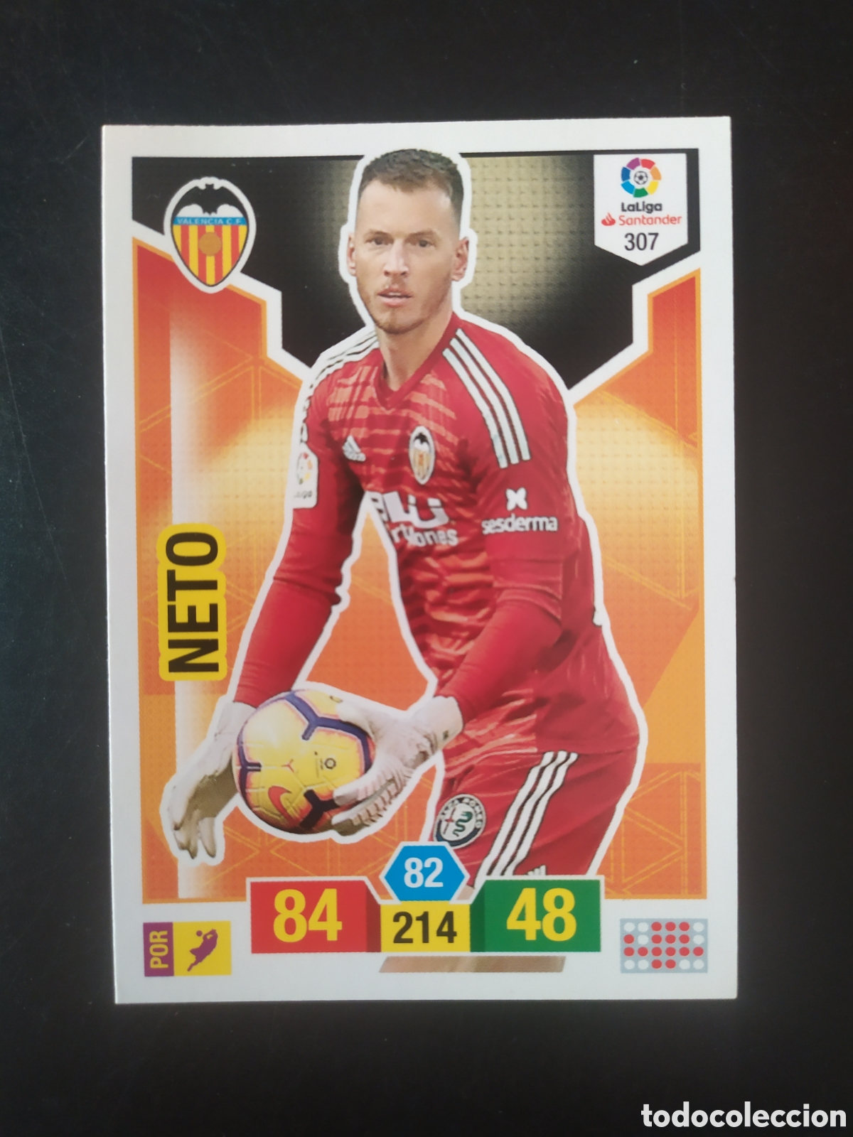 Fu&szlig;ball-Sticker: Adrenalyn 2018 2019 18 19 panini Neto n&deg; 307 Valencia