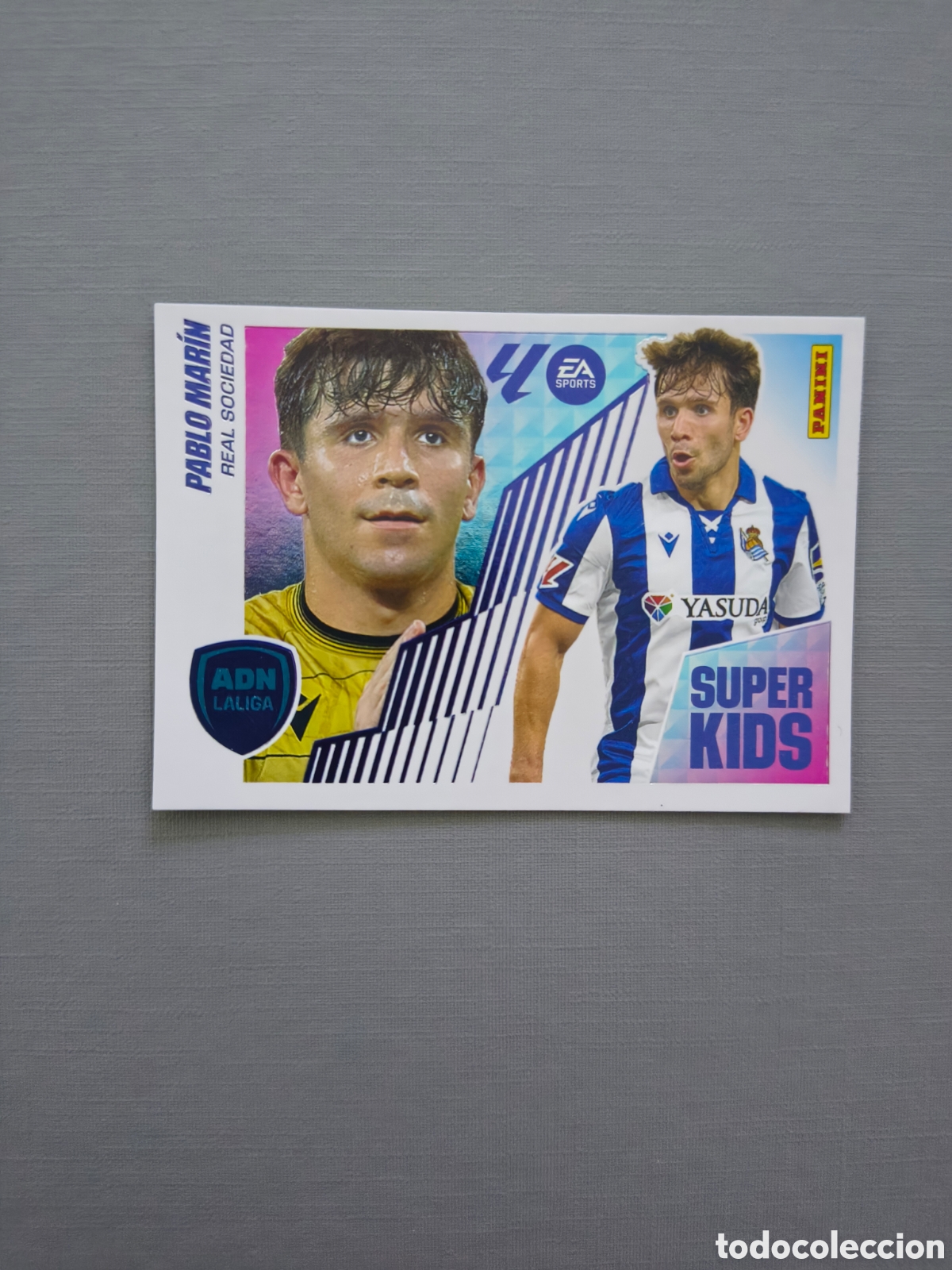 Fu&szlig;ball-Sticker: LALIGA ESTE EA SPORTS 25 26 ALBUM PANINI ADN SUPER KIDS N 15 PABLO MAR&Iacute;N REAL SOCIEDAD
