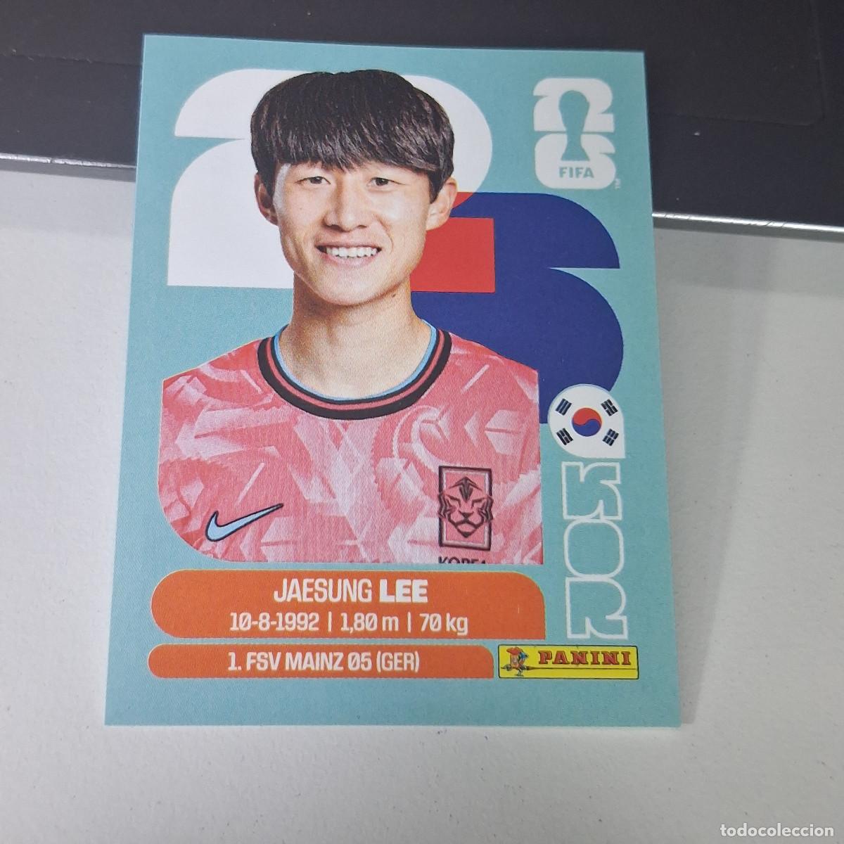 Fu&szlig;ball-Sticker: B22 KOR10 JAE-SUNG LEE 10 KOREA COREA DEL SUR KOR MUNDIAL FIFA WORLD CUP 2026 STICKER PANINI