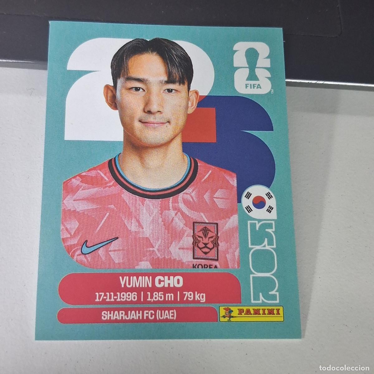 Football Stickers: B22 KOR5 YU-MIN CHO 5 YUMIN COREA DEL SUR KOR MUNDIAL FIFA WORLD CUP 2026 STICKER PANINI