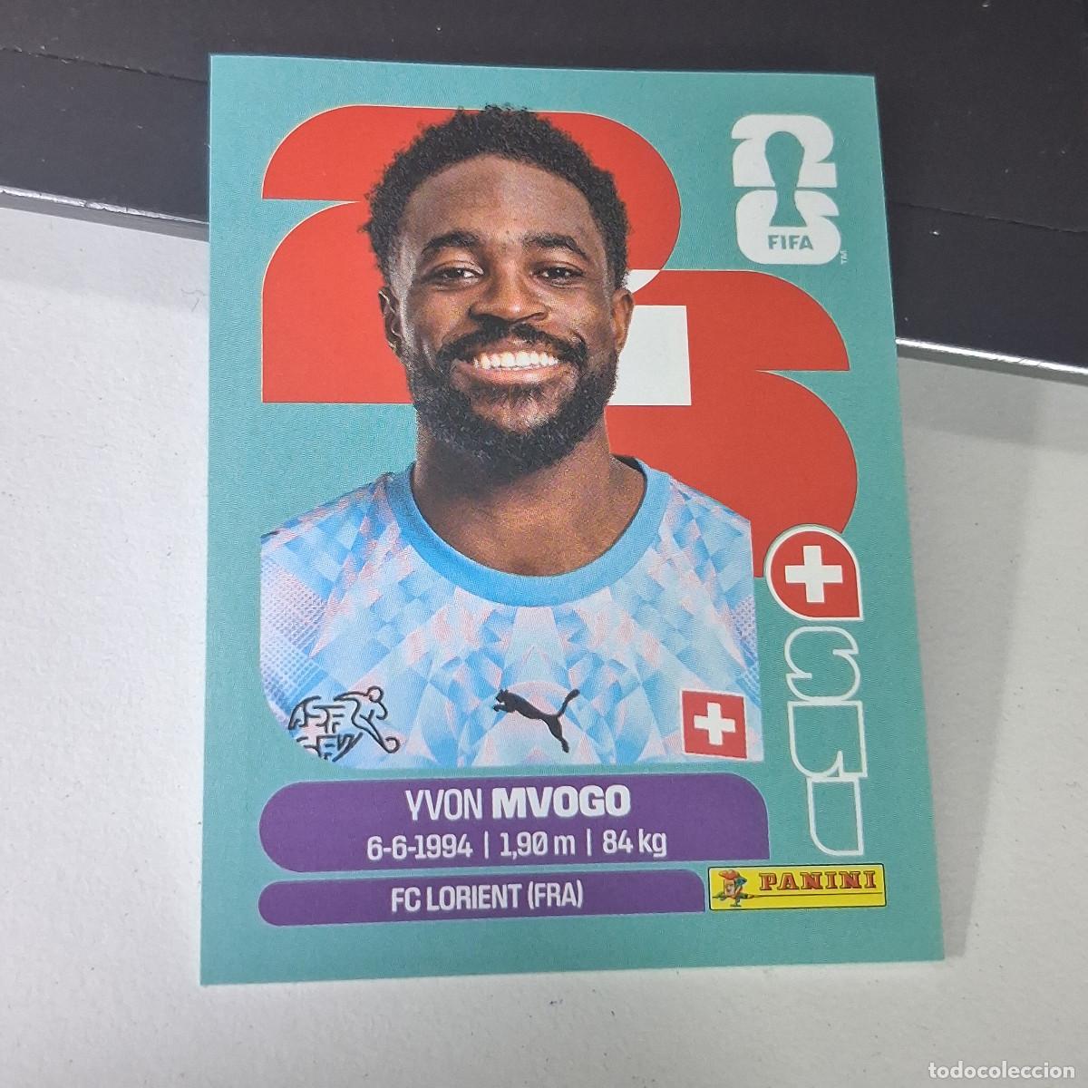 Football Stickers: B22 SUI3 SUI 3 YVON MVOGO SUIZA SWITZERLAND SUI MUNDIAL FIFA WORLD CUP 2026 STICKER PANINI